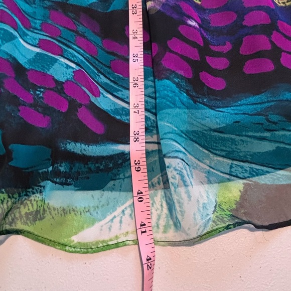Lane Bryant Halter Maxi Dress 22 Multicolor Abstract Print - Picture 2 of 11
